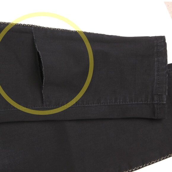 Desigual Exotic Hi-Rise Jeans Lightweight Embroidered Denim Black NEW READ - Picture 8 of 12